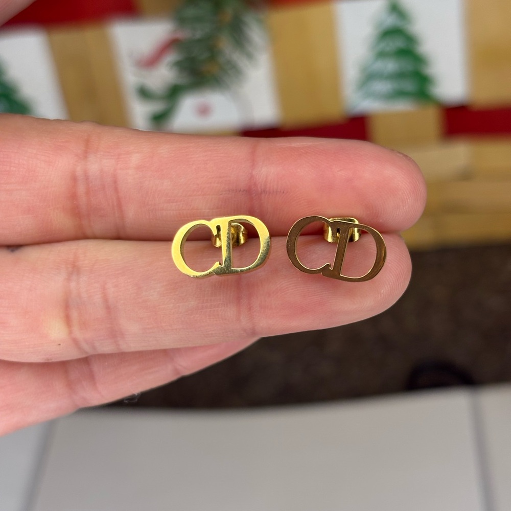 Cd Earrings stainless steel